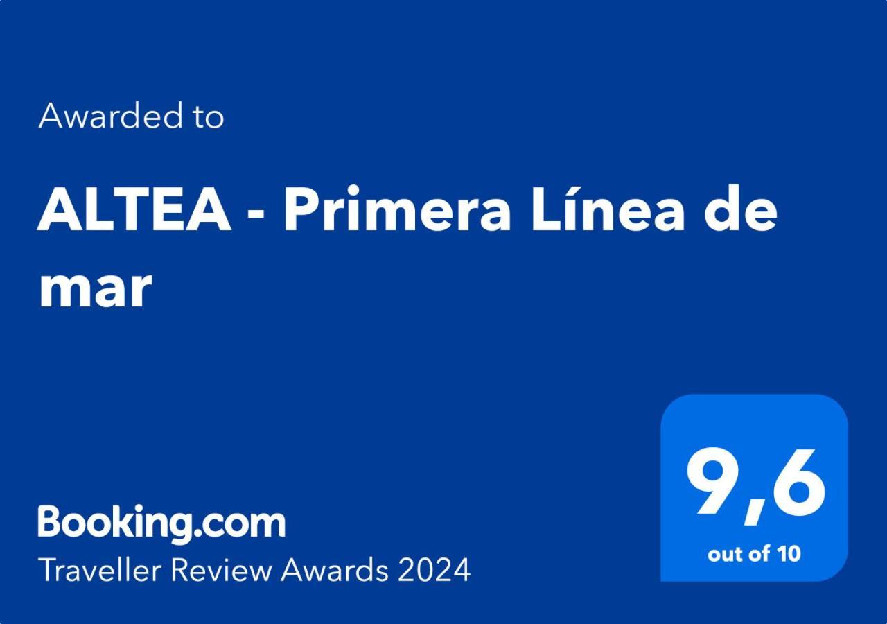 شقة Altea - Primera Linea De Mar المظهر الخارجي الصورة